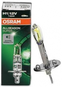Галогенная лампа H1 OSRAM ALLSEASON SUPER