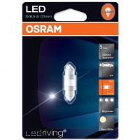 Светодиодная лампа OSRAM LEDriving PREMIUM C5W (Festoon, SV8.5-8, 6497CW-01B) 31мм Cool White (6000К - холодный белый цвет)