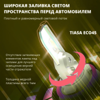 TIASA ECO45-H11 ( H8, H9, H16 ) LED - автомобильные светодиодные лампы (пара)